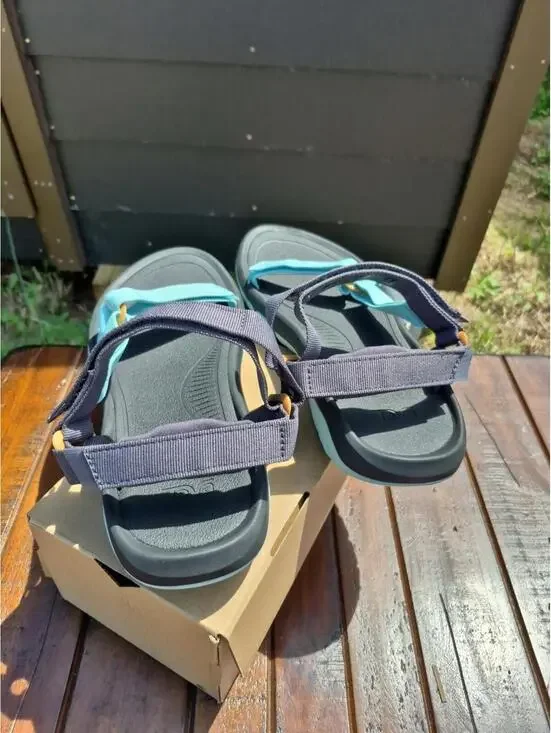 NEW Teva Hurricane XLT2 Sport Sandals Women Sz 14 Pastel Tirquoise Hiking - Picture 3 of 7